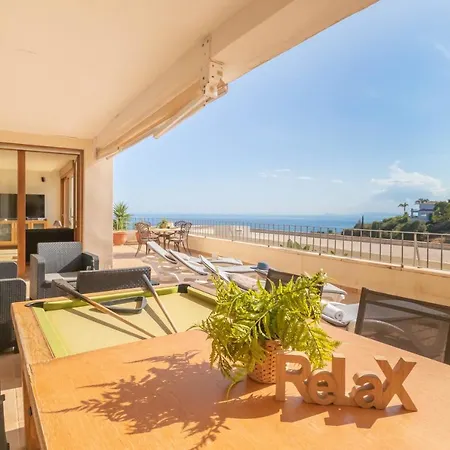 Mountain With Sea View And Pool - Happy Apartment *
